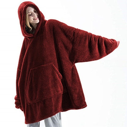 Winter Double-Sided Velvet Hoodie Loungewear
