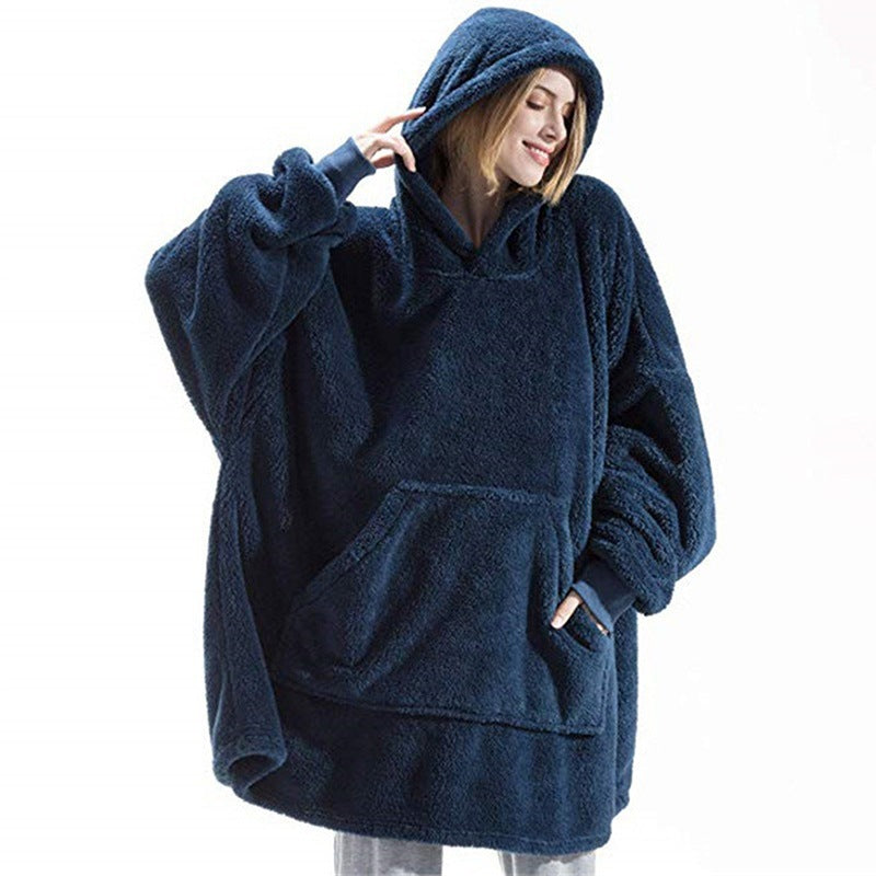 Winter Double-Sided Velvet Hoodie Loungewear