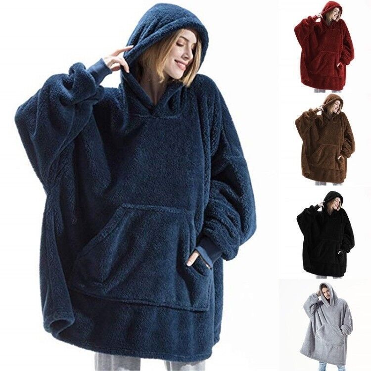 Winter Double-Sided Velvet Hoodie Loungewear